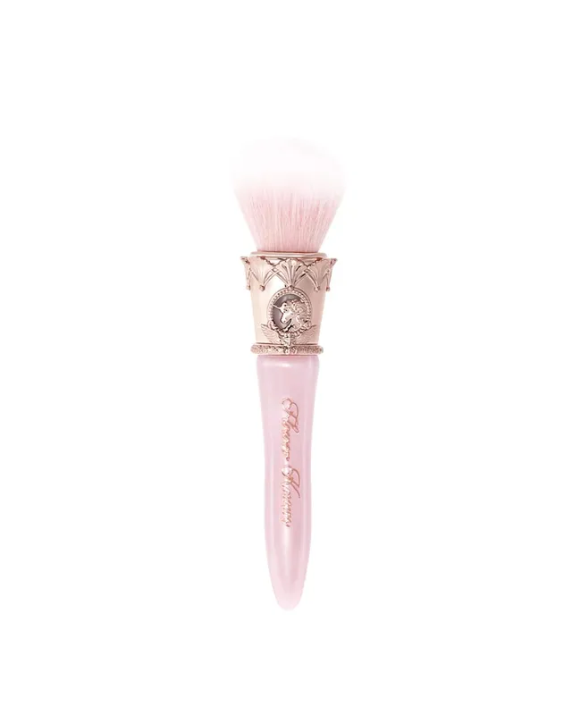 Flower Knows Bunny Garden Series Blush Brush - Flower Knows Wool Loose Powder Highlighter Cosmetic Tool for Makeup