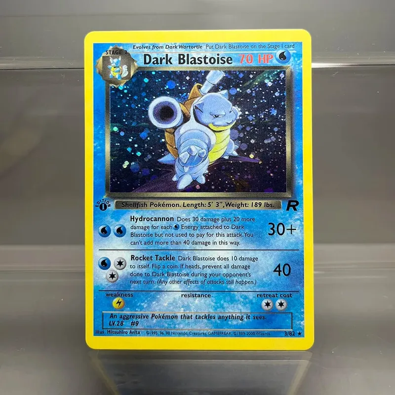 PKM Holographic Single Proxy Cards Lugia Charizard Venusaur Foil Game Collection Cards PTCG Kids Toys