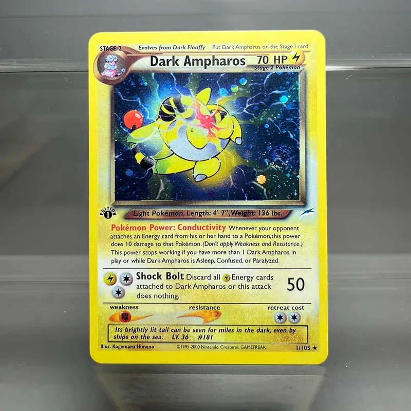 PKM Single Cards 1st Edition 1996 Raichu Charizard Dragonite PTCG Foil Cards Game Collection PKM Proxy Cards