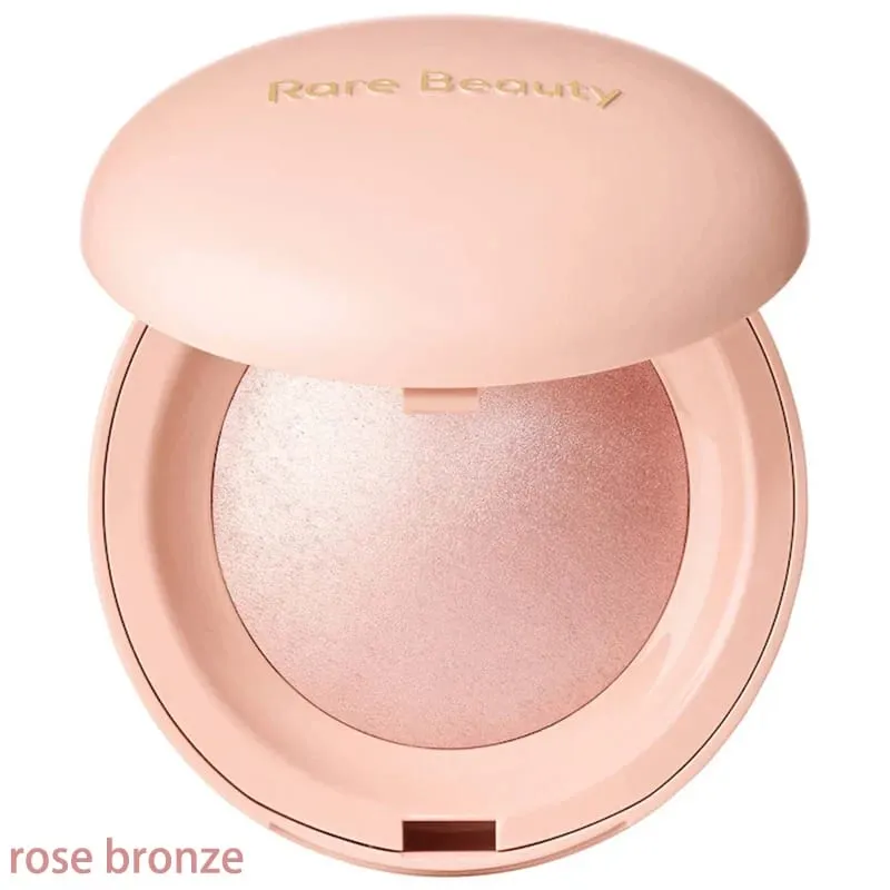 Rare Beauty 2 IN 1 Blush Highlighter Powder Palette Baked Silky Smooth Shimmer Glow Long Lasting Blendable Natural Face Makeup