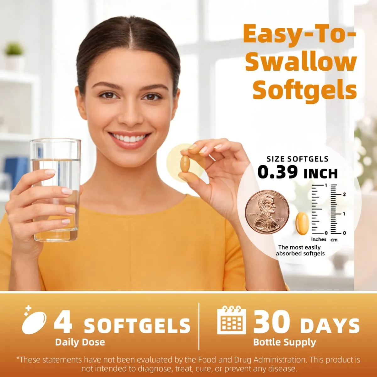 Vitamin D Calcium Capsules Helps Calcium Absorption Strengthen Bone and Tooth Improve Osteoporosis Adult Health Food