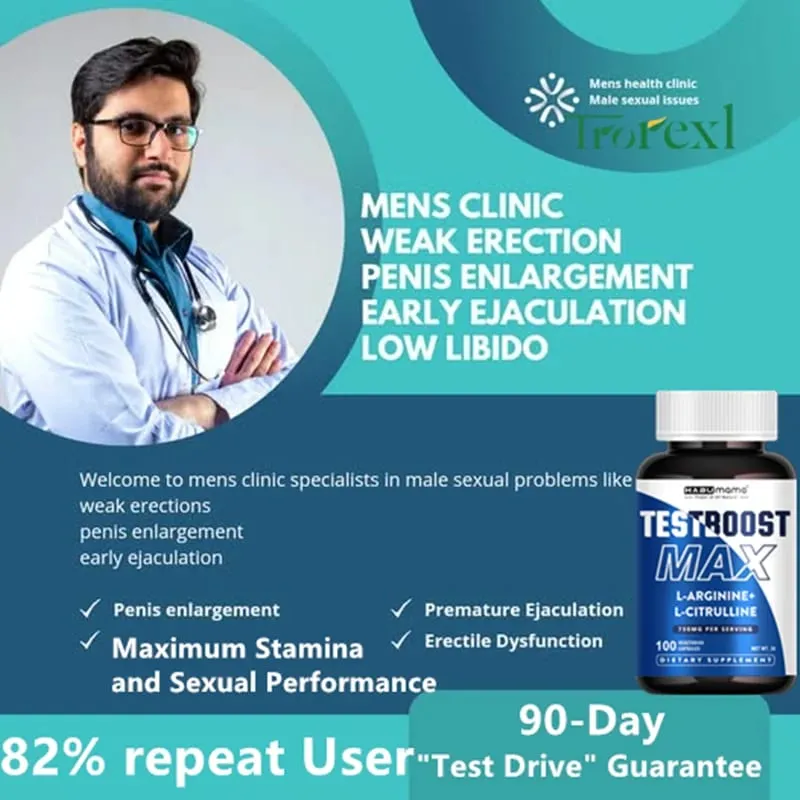 100 Viên Hỗ Trợ Nam Giới Khỏe Mạnh Tự Nhiên Tốt Nhất Tăng Cường Nam Giới Lâu Dài Mạnh Mẽ Bổ Sung Viên Thuốc Cho Nam Diễn Xuất — image 3