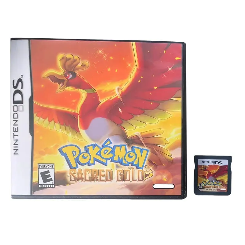 Anime Pokemon Series NDS Game Cartridge Video Game Console Moemon Silver Yellow KAIZO MoonBlack2 Hobby Collection Gifts Toys — image 34