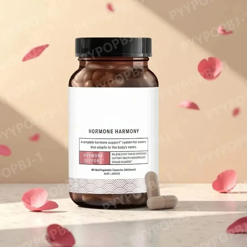 Kapsułki Hormone Harmony z naturalnym suplementem ziołowym Wsparcie odnowy biologicznej dla kobiet Ulga Menopauza Równowaga hormonalna 72 szt.