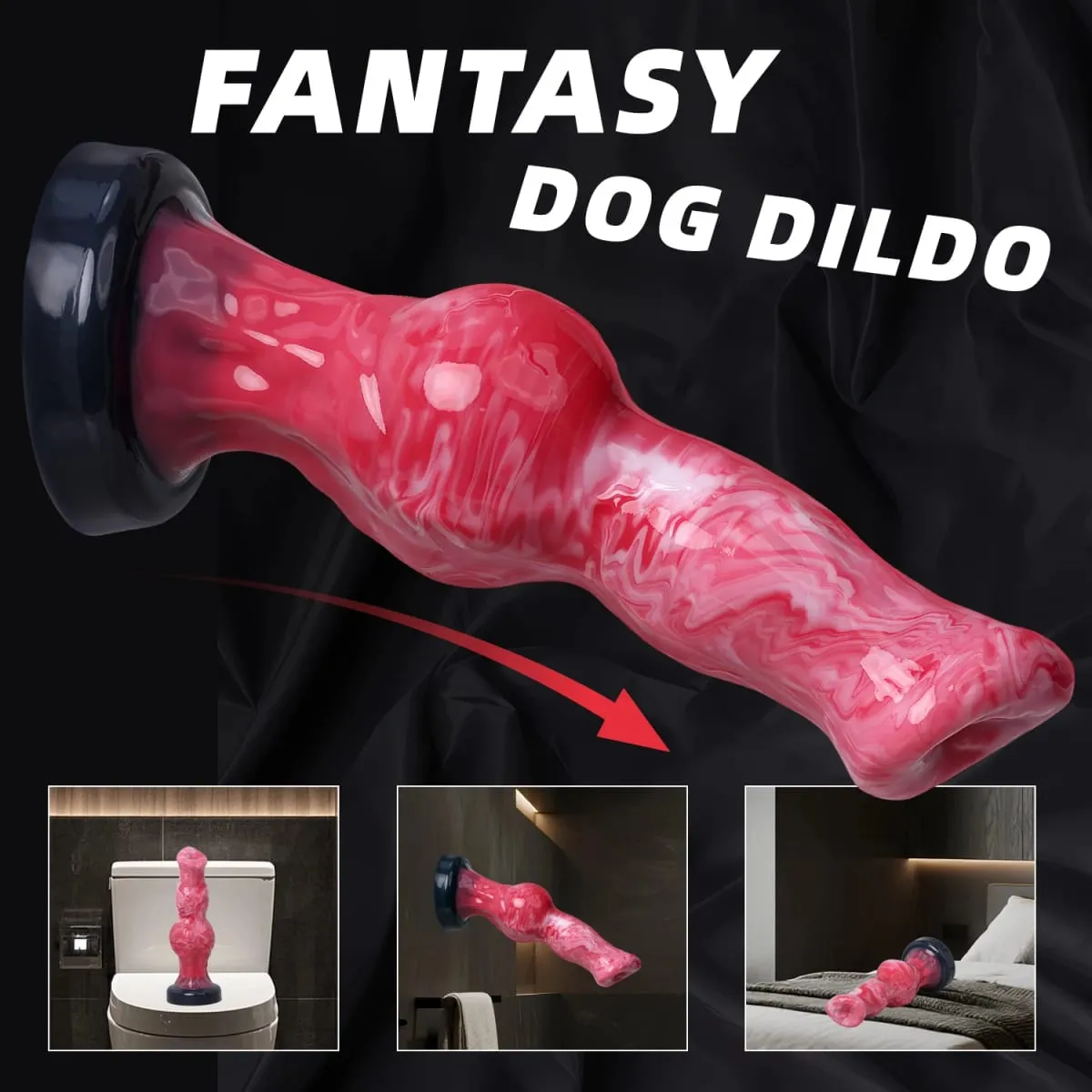Soft Big Monster Dildo Dog Anal Plug Butt Plug Adult Sex Toy Animal Penis for Female Anal Stimulation Sexy Erotic Toy