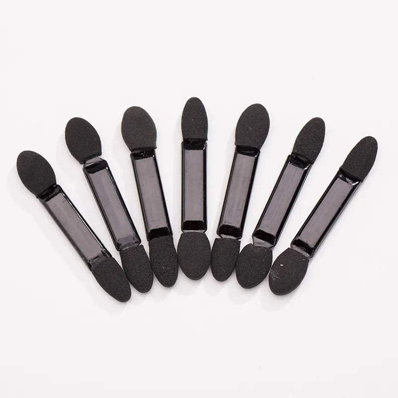 20pcs Nails Powder Eyeshadow Brushes Sponge Head Double Sided Brush Disposable Nail Art Powder Makeup Applicators Cosmetic Tools — image 4