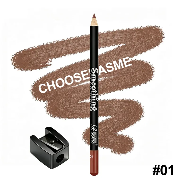 Smoothing Lip Liner Pencil Waterproof Matte Lip Contour Lipstick Long Lasting Makeup Comes With Free Pencil Sharpener