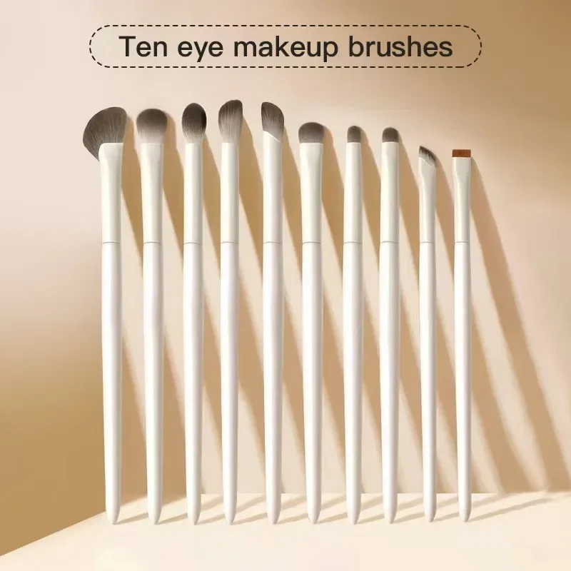 Eye Makeup Brush Set for Beginners Professional Makeup Brush Under-Eye Detail Cosmetic Brushes Kit Eyebrow Crease Shader — image 10