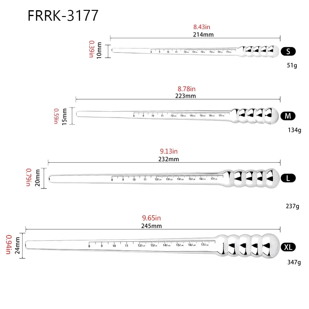 Protaste Stimulation Urethral Penis Plug Stainless Steel Urethral Dilator Sounding Rod Catheter Masturbation Sex Toys Men — image 5