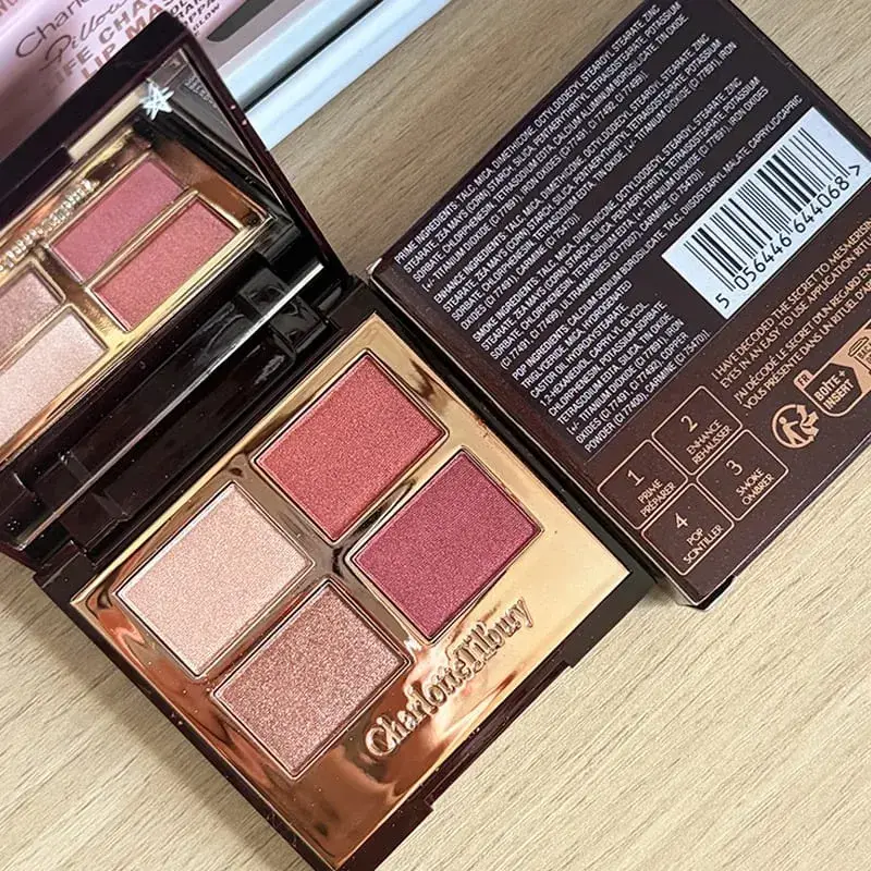 Bestseller CT Makeup Sæt Fire Farve Øjenskygge Palette Mat Setting Powder Ansigts Concealer Effekt High-end læbestift kosmetik — image 17