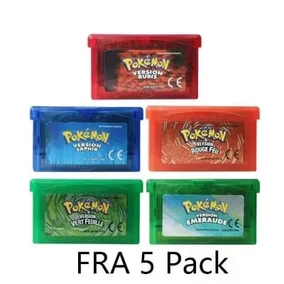 GBA Video Game Cartridge Console Card Pokemon Emerald Ruby FireRed LeafGreen Sapphire Multi-language for GBA/NDS — image 8