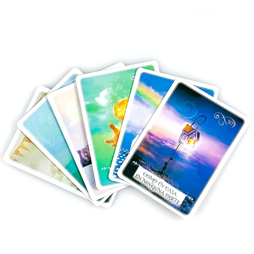 Oráculo De La Sabiduría Oracle Cards Spanish Version Wisdom Divination Deck Fortune‑Telling Cards Game for Collectors Gifts
