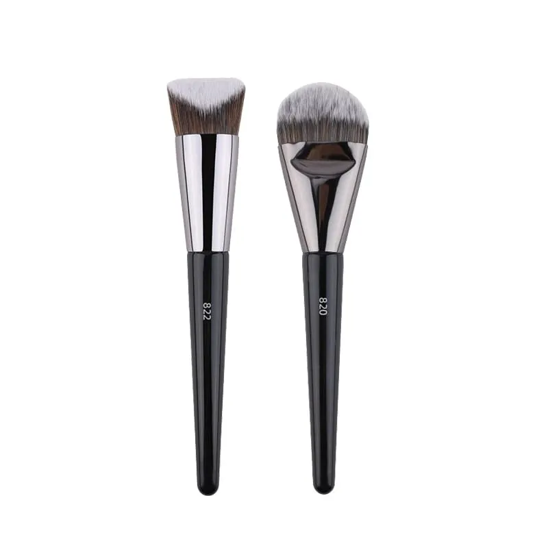 2pcs Foundation Makeup Brushes Liquid Foundation Base Make up Brush Angled Flat sided Detail Face Essential Beauty tools 854 820 — image 13