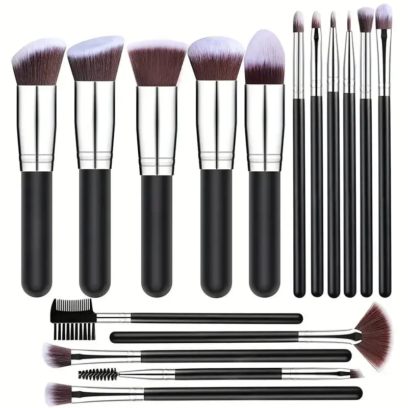 14-16PCS Professional Makeup Brushes Set Premium Makeup Kit Synthetic Hair Foundation Power Eyeshadows Blending Beauty Tools — image 12
