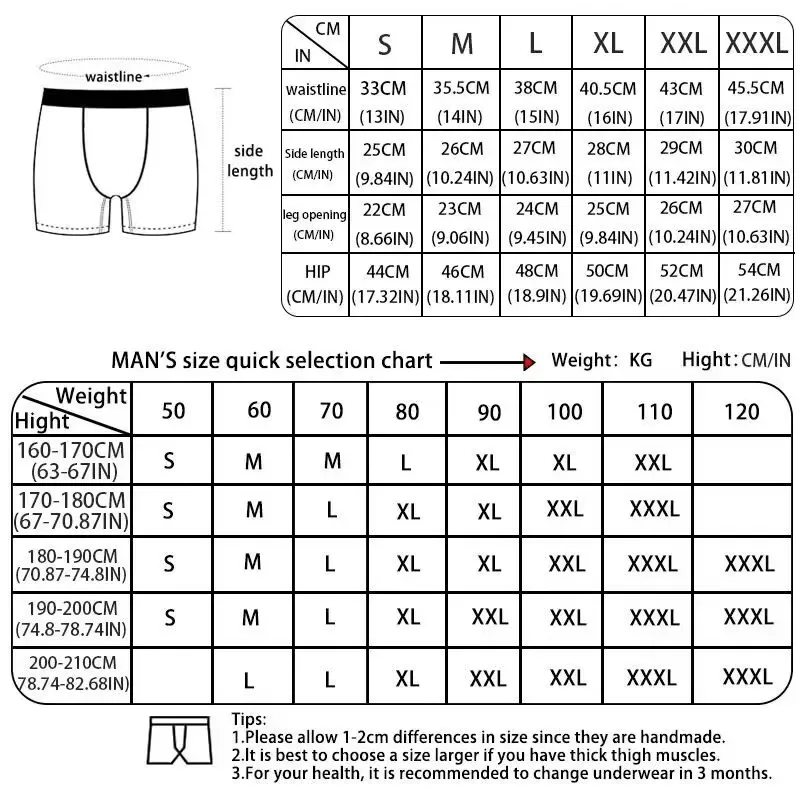 Herren-Boxershorts aus Baumwolle Trifecta – atmungsaktive Unterwäsche S-XXXL (normale und große Größen)