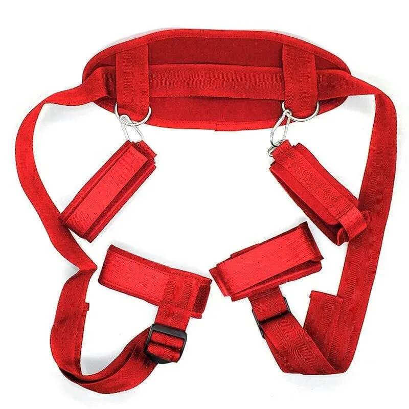 Sexy Toys For Couples BDSM Restraints Harness Open Legs Spreader No Vibrators Sex Flirting Tied Legs Adult Accessories plug 18+