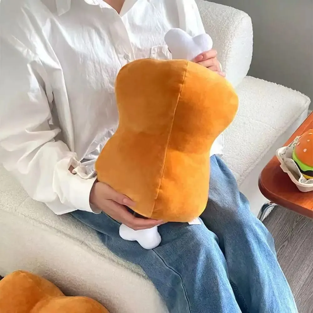 Novelty 42cm Simulation Meat Bone Pillow Cartoon Design Washable Pillow Soft Hypoallergenic Animal Cushion Home Decor