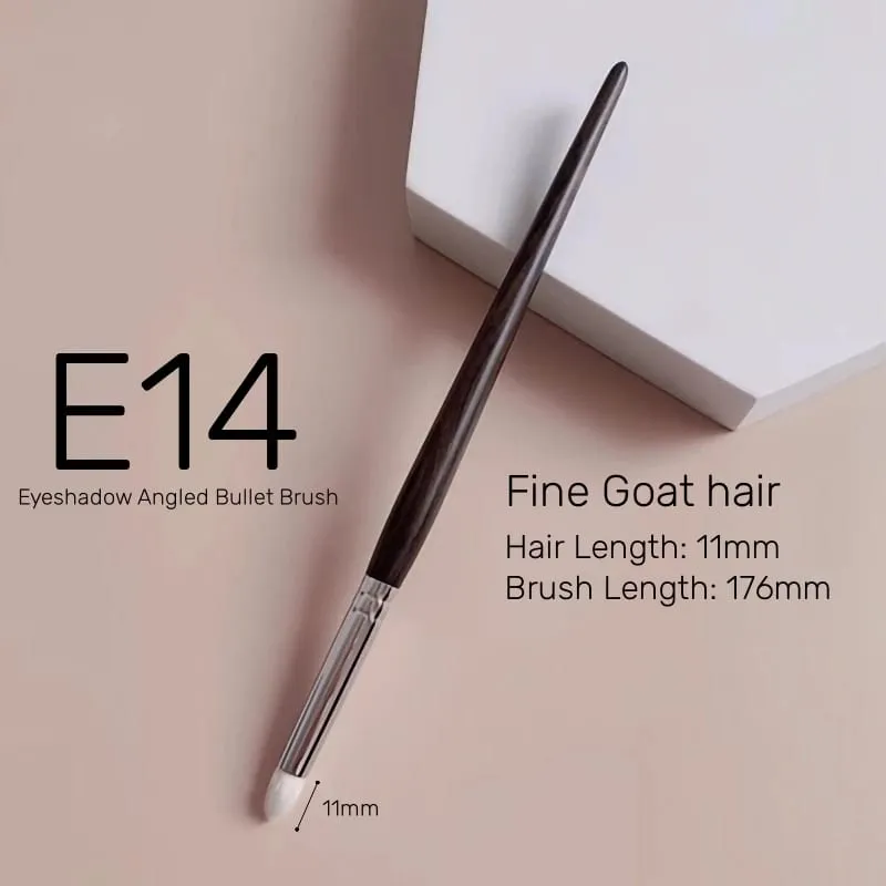 Eyeshadow Makeup Brushes Luxury Natural Fine Goat Hair Ebony Handle Eye Shadow Blending Brush Beauty Tools