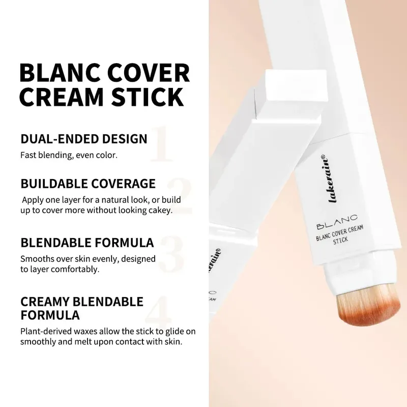 4Pcs Face Makeup Set Foundation Stick Pore No More Primer Loose Setting Powder Long Lasting Matte Beginner Makeup Christmas Gift
