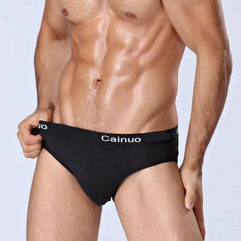 4Pcs/Lot Summer Men's Triangle Pants Plus Size Men's Underwear Sexy Boy Comfortable Solid Underpants Fungi-Proofing Men Panties