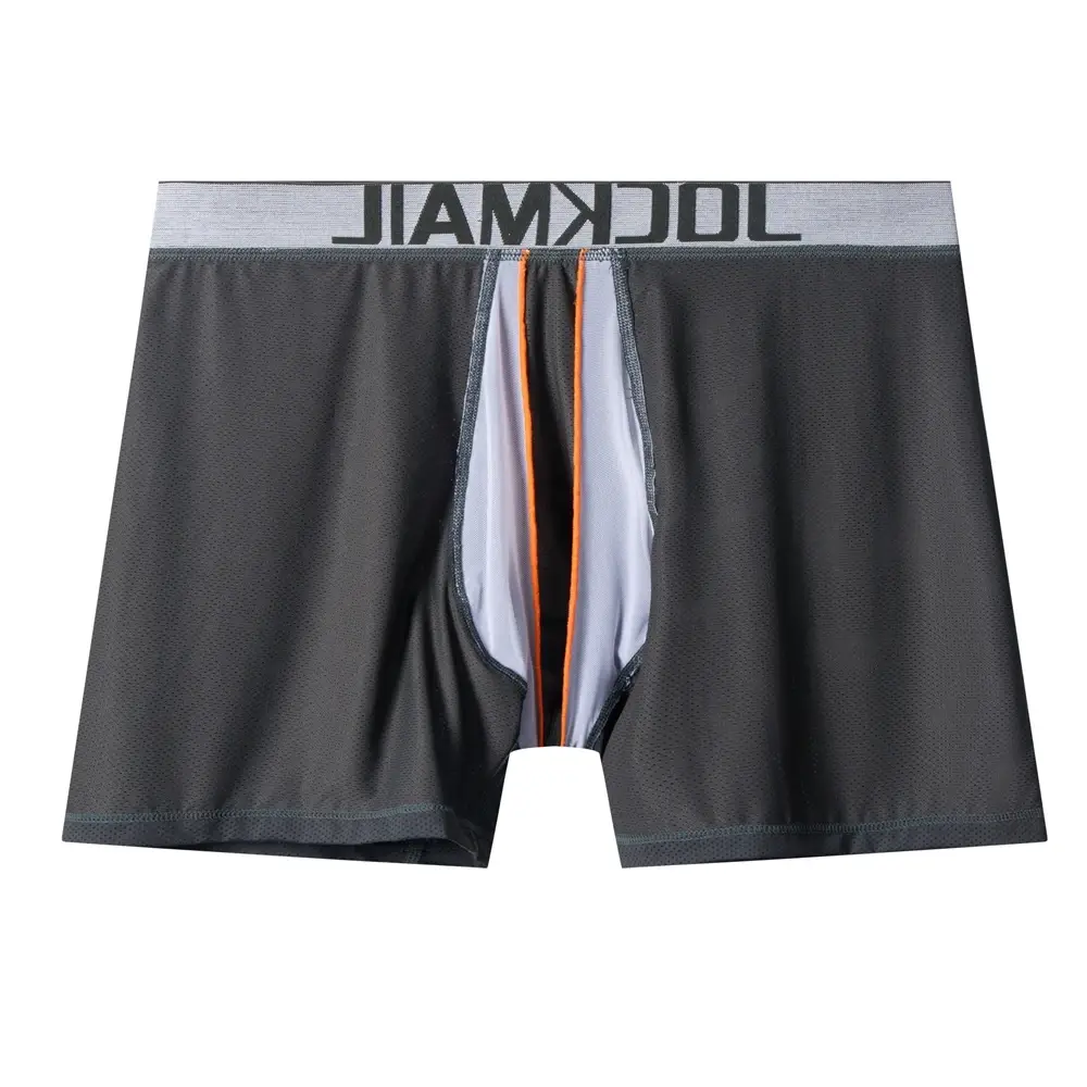 Intimo da uomo sexy Boxer da uomo 3D Custodia a forma di amaca Progettato Pannelli in rete traspirante Boxer da uomo Tronco Mutande maschili