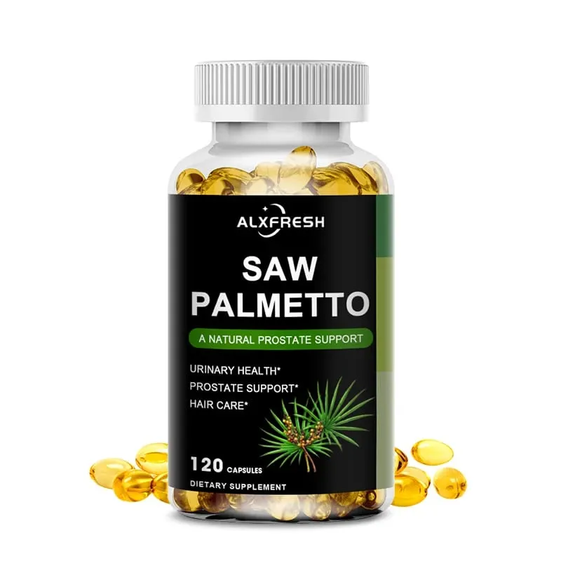 Alxfresh Saw Palmetto Supports Antioxidant Function Prostate Function and Urinary Tract Health to Support Men Health Hair Growth