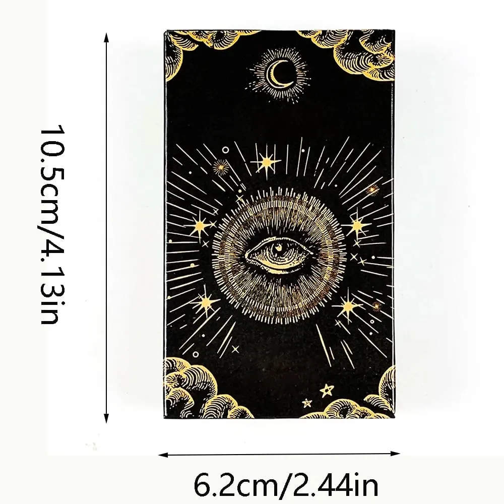 Russian Edition Tarot Cards Fate Divination Edition Playing Games With Guidebook For Beginners Entertainment Gathering Game Tool