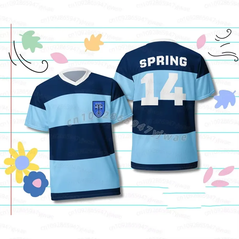 2026 New Heartstopper Forever Lgbtq Men's T-Shirt Nick Nelson Charlie Spring 10#14# Rugby Jersey Truham Grammar Men Hoodies