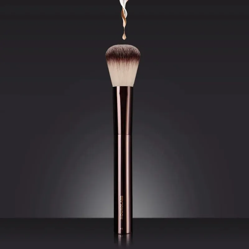 1 piece #2 Blush Makeup brushes Powder Contour Blusher Make up brush exquisite Professional Cosmetic tool metal handle with box