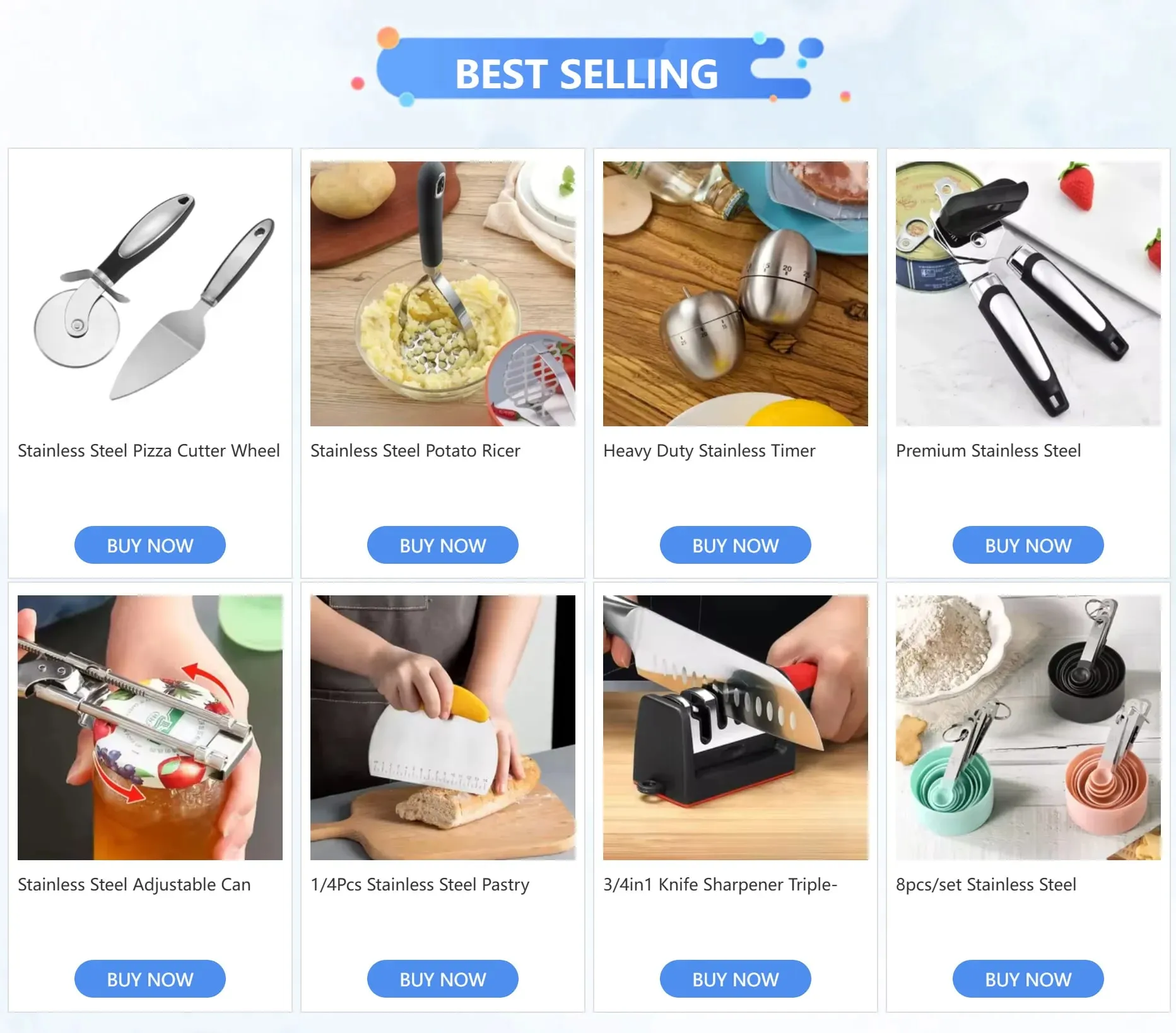 Premium Stainless Steel Professional Multi-Tool Can/Tin Cutter Bottle Opener with Ergonomic Grip Kitchen Gadget