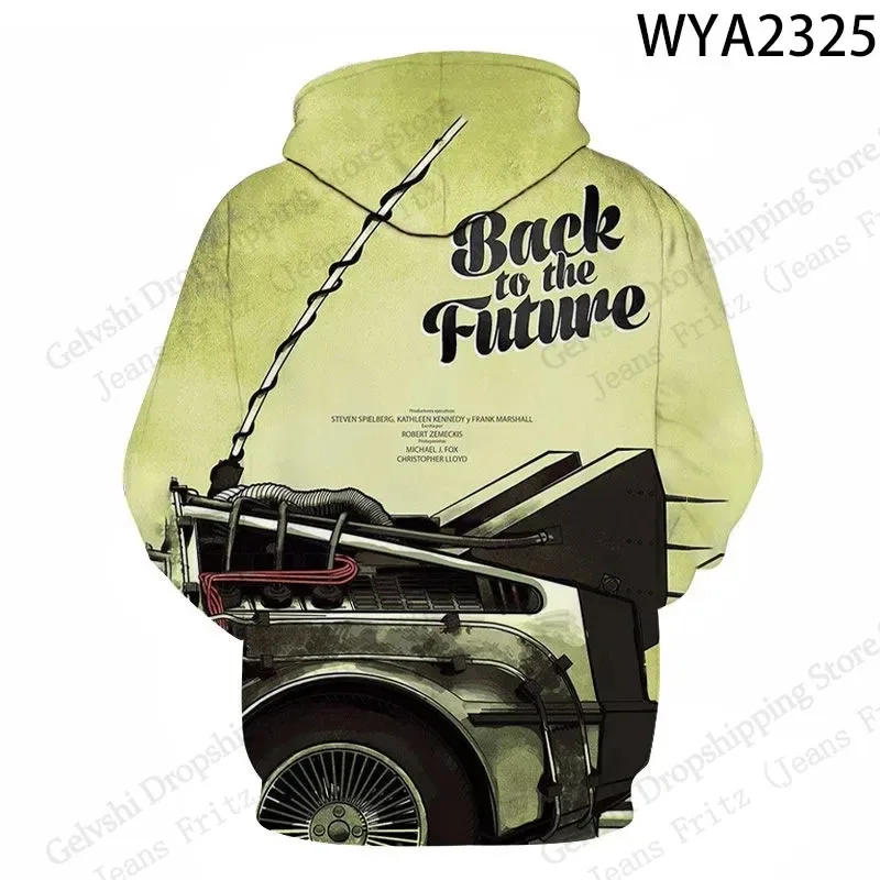 Movie Back To Future 3d Print Hoodie Men Women Fashion Hoodie Sweatshirt Outwear Coat Men Hoodies Winter Clothes Sportwear