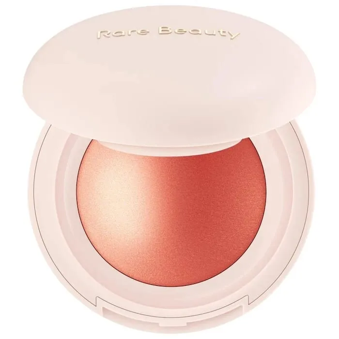 Rare Beauty 2 IN 1 Blush Highlighter Powder Palette Baked Silky Smooth Shimmer Glow Long Lasting Blendable Natural Face Makeup