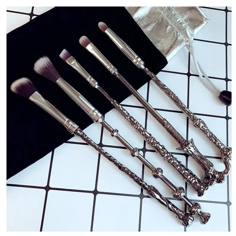 5PCS Makeup Brushes Set Stocking Stuffers for Teen Girls Kids Women Foundation Eyebrow Blush Brushes