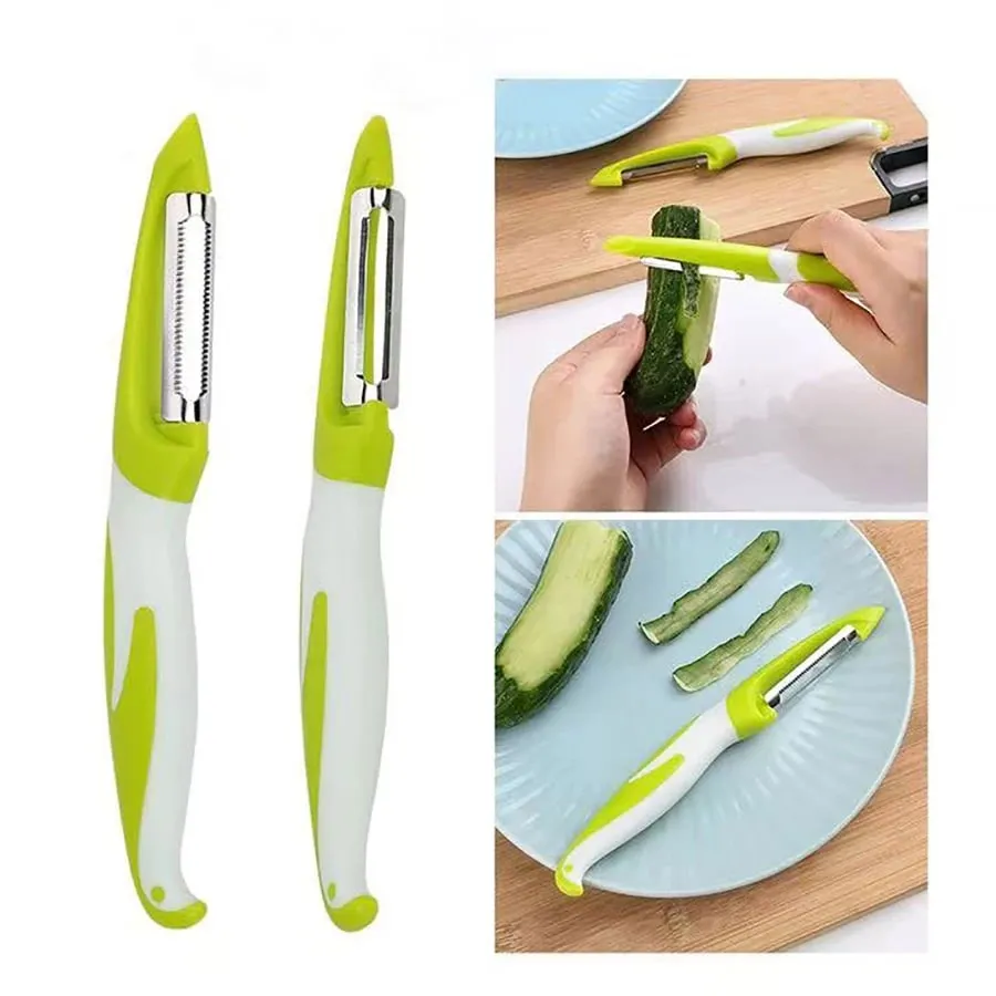 Vegetable and fruit peeler suitable for kitchen fruit vegetable and potato peeler ergonomic non-slip handle and sharp blade.