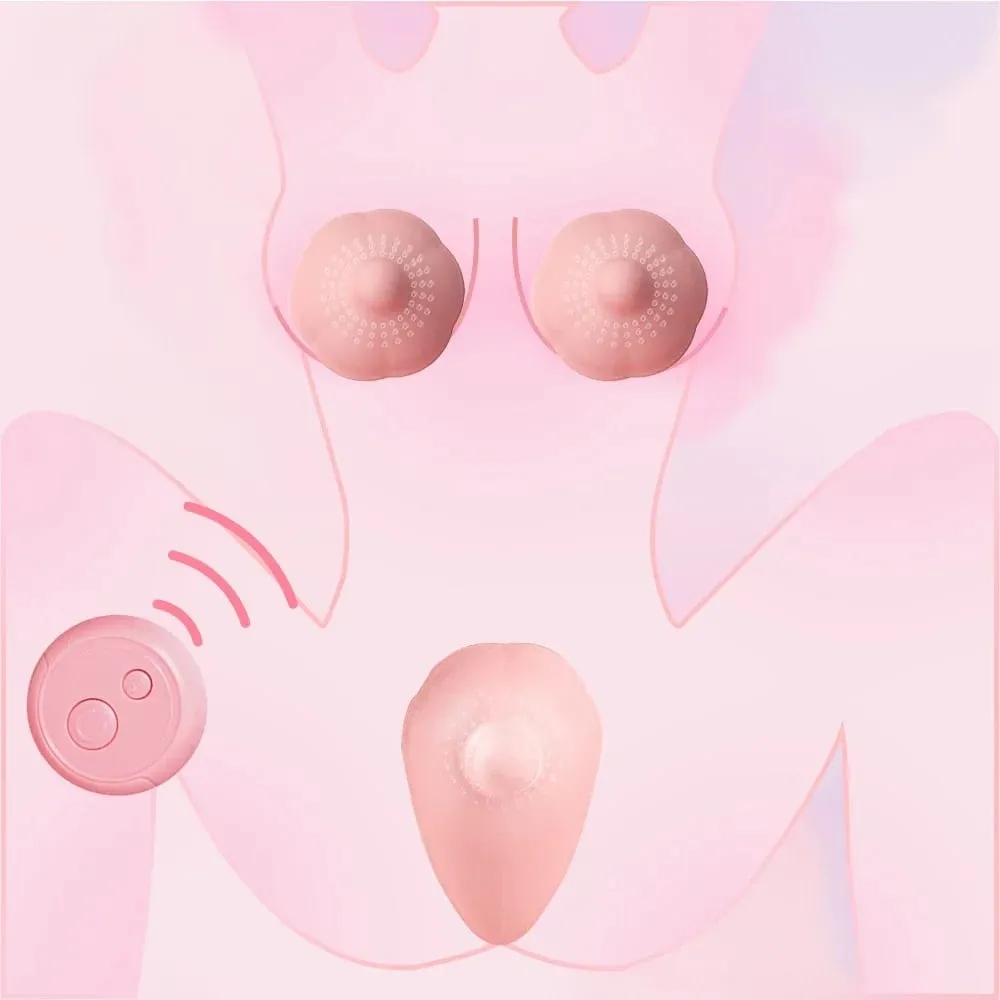 Breast Vibrator Nipple Massage Clitoris Stimulator Remote Control Female Masturbator Sex Toys for Women Couples Adult Supplies — image 2