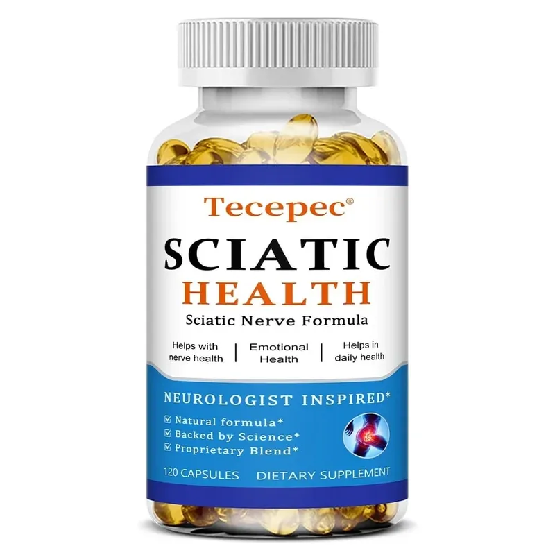 Relieve Sciatica Capsules - Relieve Pain Improve Flexibility Support Nerve and Joint Health Relax Muscles