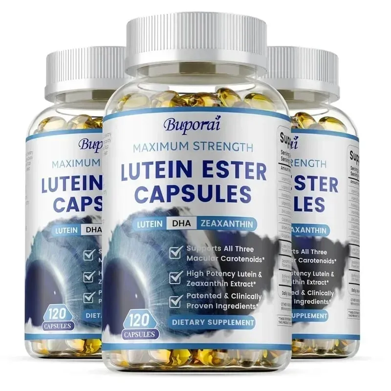 Luteinester-Kapseln – unterstützen die Gesundheit der Augen, bewahren klare Sicht, lindern Augenermüdung, wirken antioxidativ und schützen vor UV-Strahlen