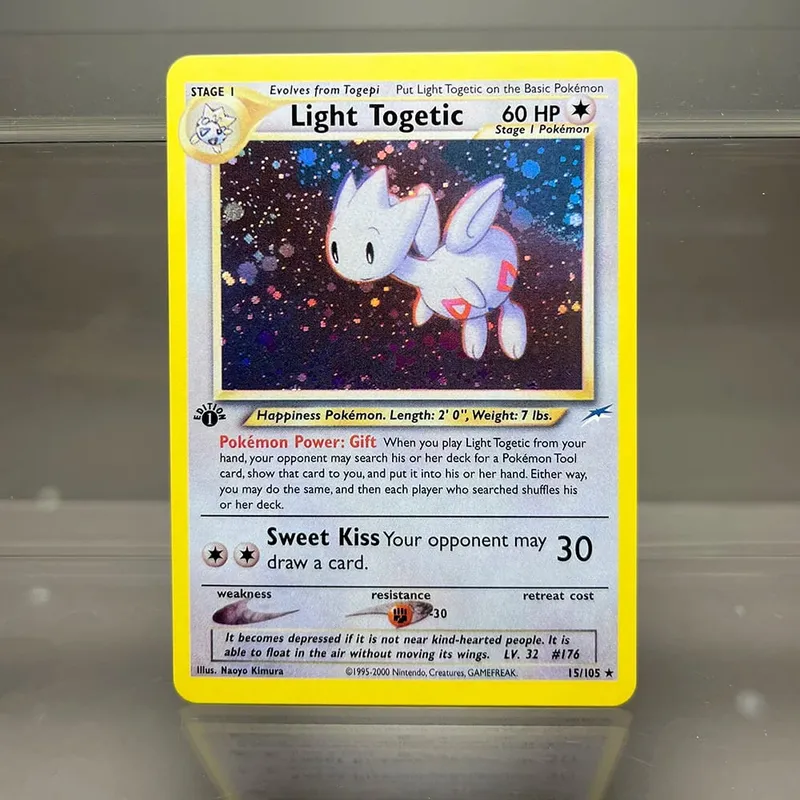 PKM Single Cards 1st Edition 1996 Raichu Charizard Dragonite PTCG Foil Cards Game Collection PKM Proxy Cards