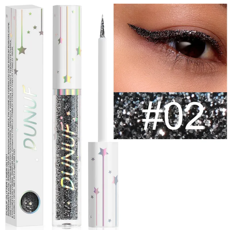 Diamond Blue Sequins Eyeliner Glitter Shiny Brighten Lying Silkworm Makeup Highlight Liquid Eye Liners Pigment Green Silver Gold