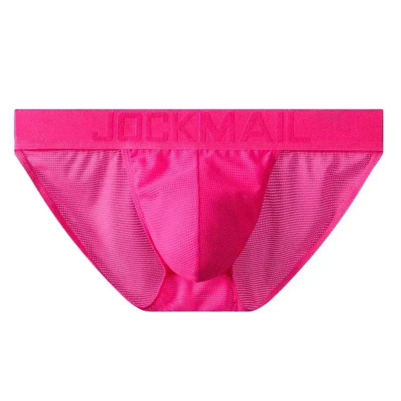 Slip intimo da uomo Mutande in nylon Mesh Slip da uomo ad asciugatura rapida Slip bikini Slip tanga da uomo Sospensorio Intimo gay