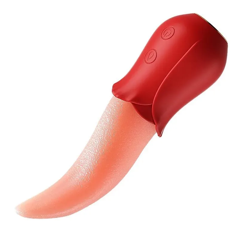 2025 Nový vibrátor na olizování jazyka Swing Vibrátor Dildo Stimulátor klitorisu bradavek Ženská masturbace Nástroje pro orální sex pro ženy
