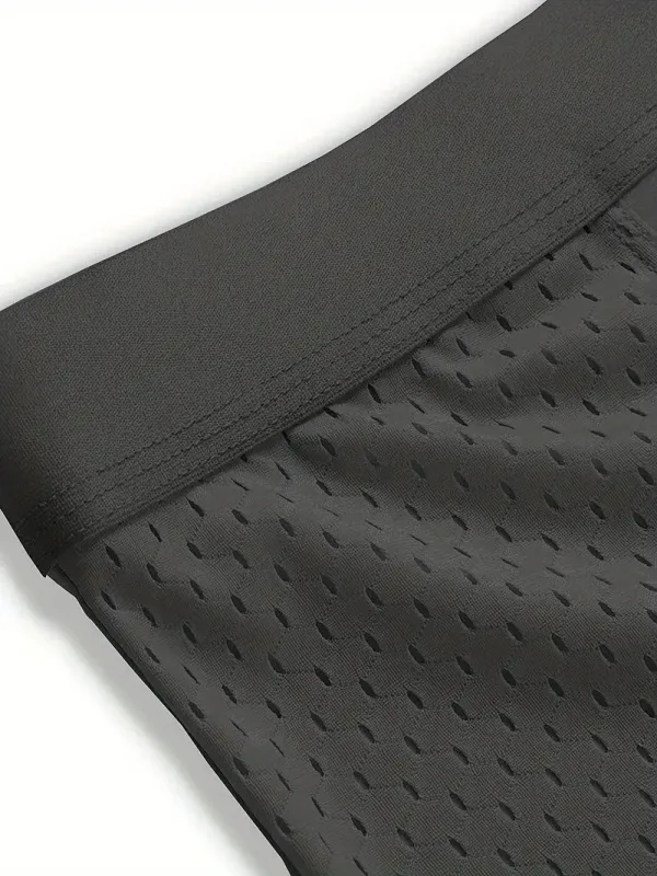 8 pz/set Intimo da Uomo Maglia di Seta del Ghiaccio Mutandine da Uomo Traspirante Traceless Mutandine di Moda Maschile Boxer di Colore Solido