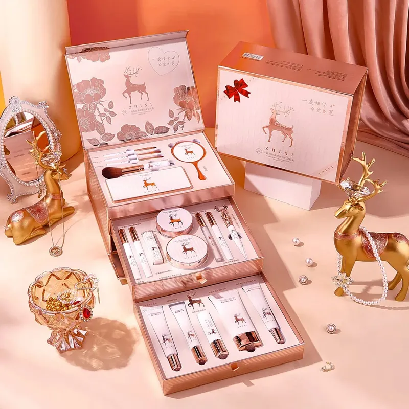 20 Pcs Makeup Set Box Full Box Lipstick Eyeshadow Set Gift Set Complete Make Up Skincare Products Cosmetics For Women