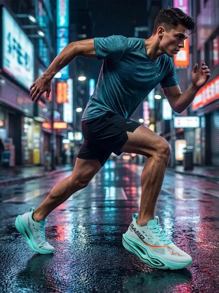 Running Shoes Men Carbon Board Marathon Speciality Sports Breathable Lightweight Women's Comfortable Athletic Sneakers