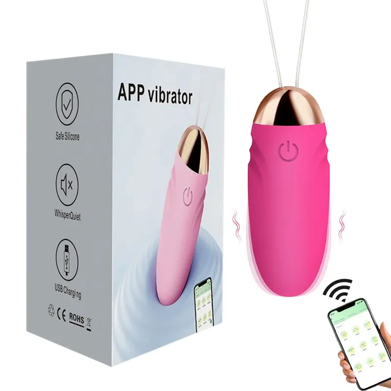 Wireless APP Control Dildo Vibrator Vagina G Spot Anal Stimulator Vibrating Egg Female Panties Wearable Sex Toys For Adult Women