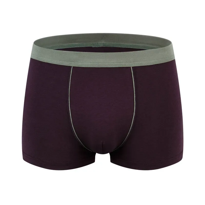 Large Size Seamless Underwear Men Solid Cotton Boxer Shorts Men's Panties Breathable Boxers Mens Pack Underpants Man