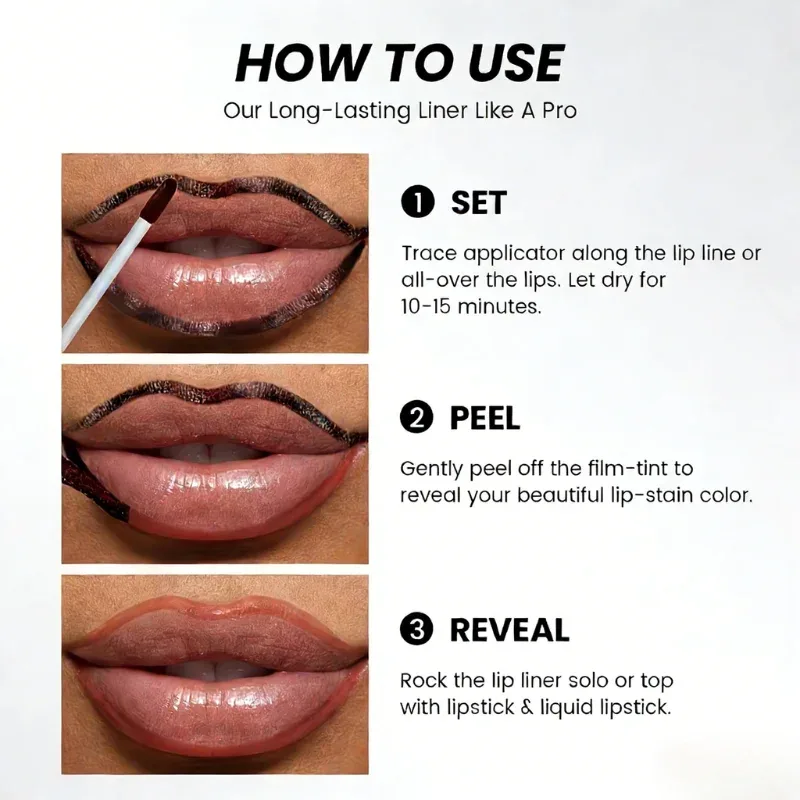 24 Hours Long Lasting Peel Off Lip Tint Waterproof Lip Stain Tattoo Lip Gloss Lip Makeup