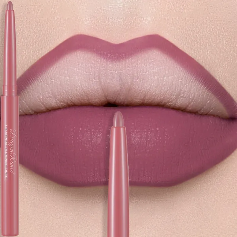 Multi Color Matte Lip Liner Crayon Velvet Waterproof Lip Pencil for Outline & Fill Lips Long Lasting Non Stick Lip Makeup