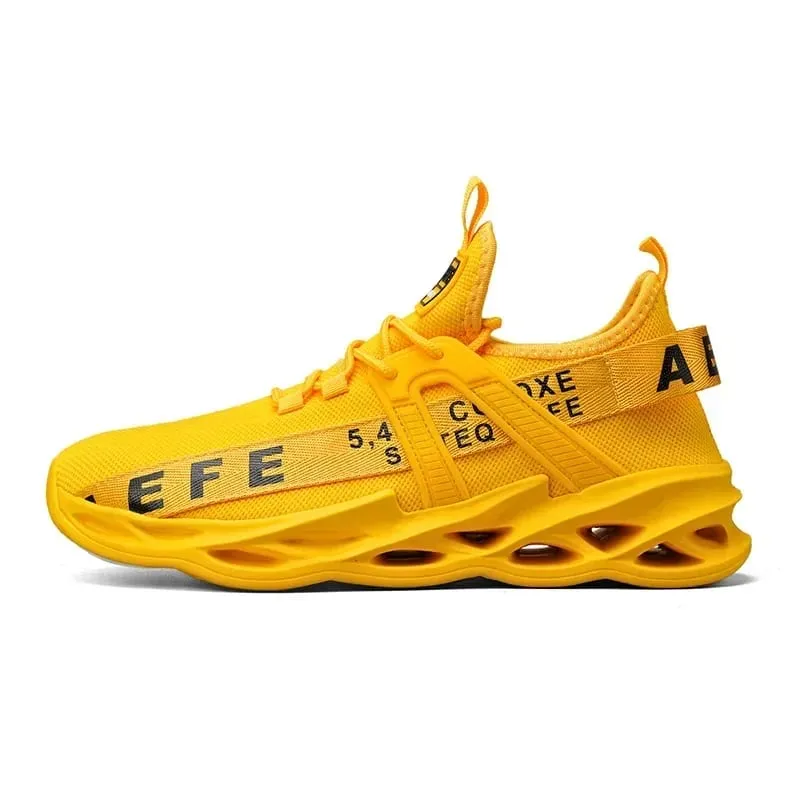Mens Sneakers Lightweight Comfortable Mesh Breathable Sneakers Men Green Casual Shoes Thick Sole Running Shoes for Men