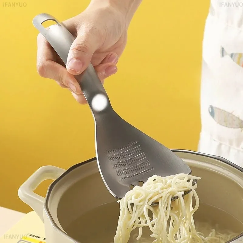 Multifunctional Stainless Steel Ginger Grater Spoon Garlic Ginger Spoons Versatile Kitchen Ginger Masher for Mincing Vegetable